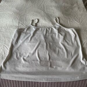 White Spaghetti Strap Tank Top